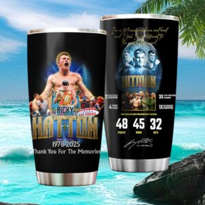 Ricky Hatton “The Hitman” Career Tribute 1978 2025 Boxing Legend Tumbler