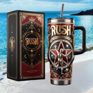 Rush Band “The Spirit of Progressive Sound” Starman Collector's Tumbler