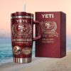 Tennessee Vols Go Vols Basketball Net Pattern Custom Insulated Tumbler with Handle Tennessee Vols Go Vols Basketball Net Pattern Custom Insulated Tumbler with Handle