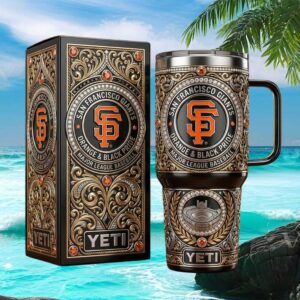 San Francisco Giants Elite 40oz Tumbler Orange & Black Pride Filigree Edition
