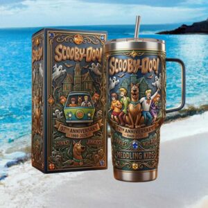 Scooby Doo 57th Anniversary 1969 2026 Mystery Machine Haunted House 40oz Tumbler