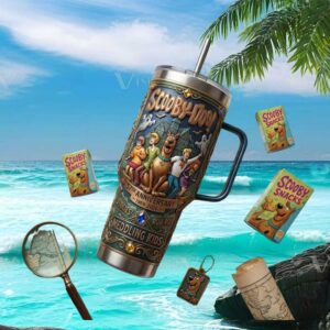 Scooby Doo 57th Anniversary Mystery Machine Gang 40oz Tumbler