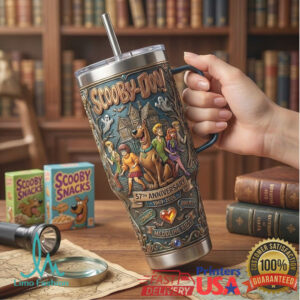 Scooby Doo 57th Anniversary Mystery Machine & Gang Haunted Mansion 40oz Tumbler
