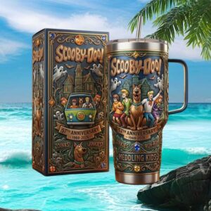 Scooby Doo 57th Anniversary Mystery Machine Haunted Mansion 40oz Tumbler