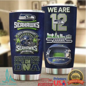 Seattle Seahawks 50th Anniversary 1976 2026 “We Are 12” CenturyLink Field Fan Tumbler Seattle Seahawks 50th Anniversary 1976 2026 “We Are 12” CenturyLink Field Fan Tumbler