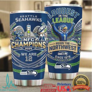 Seattle Seahawks NFC Champions 2025 Loudest In The League Design Seattle Seahawks NFC Champions 2025 Loudest In The League Design