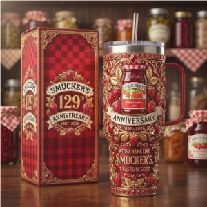 Smucker’s 129th Anniversary Strawberry Jam Limited Edition 40oz Tumbler