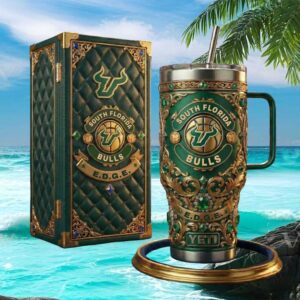 South Florida Bulls USF Luxury Engraved Tumbler The E.D.G.E. Collector Tumbler