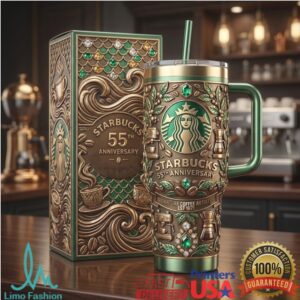 Starbucks 55th Anniversary Signature Coffee Artistry 3D 40oz Tumbler
