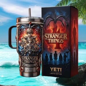Stranger Things Season 4 “Friends Don't Lie” Limited Edition Yeti Tumbler