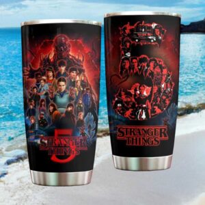 Stranger Things Season 5 Final Battle Poster Art Stainless STumblerl Tumbler