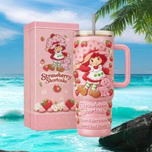 Strawberry Shortcake Sweet & Berrylicious 3D Embossed 40oz Tumbler