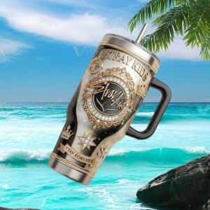 Stray Kids K Pop Stay Forever Luxury Gold and Silver Insulated Tumbler