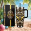 New England Patriots AFC Champions 3D Gold Custom Tumbler Do Your Job New England Patriots AFC Champions 3D Gold Custom Tumbler Do Your Job
