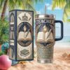 Personalized Manchester United Glory 40oz Tumbler Red & Gold Crest Design Personalized Manchester United Glory 40oz Tumbler Red & Gold Crest Design