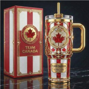 Team Canada Olympic Games Limited Edition Gold & Jewel 40oz Tumbler