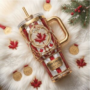 Team Canada Olympic Games Limited Edition Gold & Jewel 40oz Tumbler
