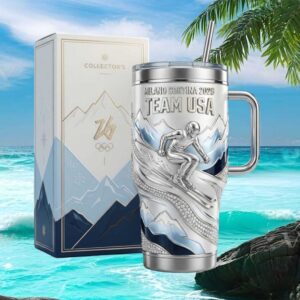 Team USA Milano Cortina 2026 Winter Olympics Skiing Collector Tumbler