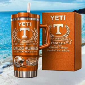 Tennessee Volunteers 135th Anniversary Football Official Fan Edition Tumbler