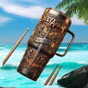 Testament Over The Wall Thrash Metal Band Heavy Metal Custom Tumbler