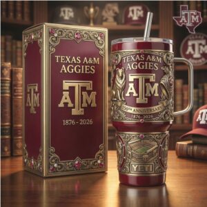 Texas A&M Aggies 150th Anniversary Commemorative 40oz Tumbler