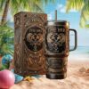 Puerto Rico Heritage Gold Edition Embossed Shield & Flag Tumbler Puerto Rico Heritage Gold Edition Embossed Shield & Flag Tumbler