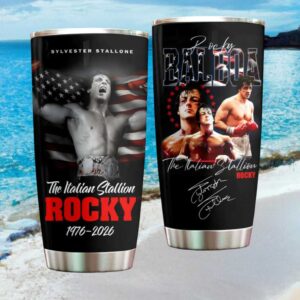 The Italian Stallion Rocky Balboa 1976 2026 50th Anniversary Stainless Tumbler
