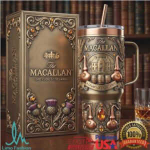 The Macallan Speyside Scotland Legacy of Excellence 3D Sculpted Tumbler