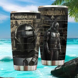 The Mandalorian “This Is The Way” Bounty Hunter 20oz Stainless Steel Tumbler