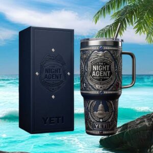 The Night Agent “Intelligence Agency” Classified Operations 40oz Matte Tumbler