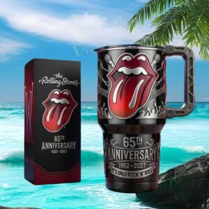 The Rolling Stones 65th Anniversary 1962 2027 “It's Only Rock 'N' Roll” 3D Relief Tumbler