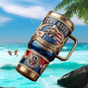 Toby Keith American Soldier Tribute Patriot 40oz Tumbler with Handle