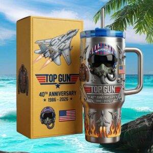 Top Gun 40th Anniversary Limited Edition Maverick Tumbler with Collector Box (1986 2026)