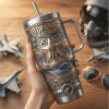 Vintage 3D Camping & Outdoor Adventure Relief 40oz Tumbler Vintage 3D Camping & Outdoor Adventure Relief 40oz Tumbler