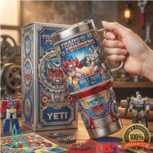 Transformers Optimus Prime vs Megatron Roll Out 40oz Tumbler