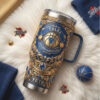 Majestic Sea Turtle Opal & Shell Nautical 40oz Tumbler Majestic Sea Turtle Opal & Shell Nautical 40oz Tumbler