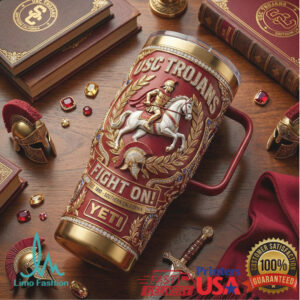 USC Trojans Fight On Gold & Crimson Knight Edition 40oz Tumbler