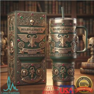 Warhammer 40,000 39th Anniversary 1987 2026 Imperial Eagle 3D Tumbler