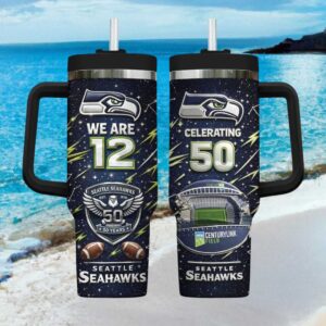 We Are 12 Seattle Seahawks 50th Anniversary Commemorative Fan Apparel