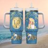 Custom World Traveler Passport and Map Theme Personalized Vacation Tumbler Custom World Traveler Passport and Map Theme Personalized Vacation Tumbler