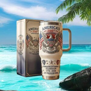 America’s 250th Anniversary Semiquincentennial 1776 2026 Commemorative Patriotic Tumbler