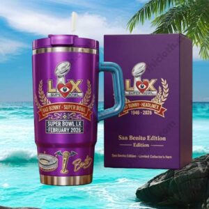Bad Bunny San Benito Edition Super Bowl LX February 2026 Tumbler
