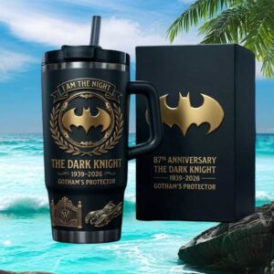 Batman The Dark Knight 87th Anniversary Gotham’s Protector 40oz Tumbler