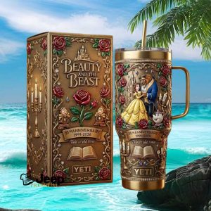 Beauty and the Beast 35th Anniversary Tale as Old as Time Tumbler