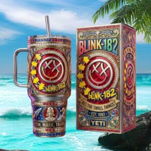 Blink 182 All The Small Things Limited Edition YETI Tumbler Custom Jewel Design