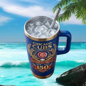 Chicago Cubs 150 Years National Celebration Historic MLB 40oz Tumbler