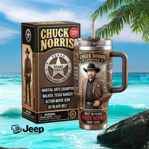 Chuck Norris Legends Series Texas Ranger Commemorative 40oz Tumbler