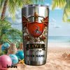 Las Vegas Raiders Custom Name Fan Gift Retro Silver Shield Stainless Steel Insulated Tumbler Las Vegas Raiders Custom Name Fan Gift Retro Silver Shield Stainless Steel Insulated Tumbler