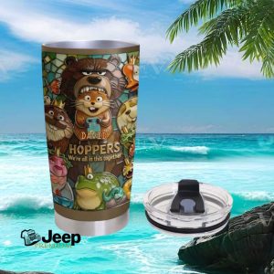 David Hoppers “We're All In This Together” Custom Illustrated Character Tumbler