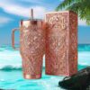Disney Mickey Mouse Forever Iconic Gold & Rhinestone 3D Embossed YETI Tumbler Disney Mickey Mouse Forever Iconic Gold & Rhinestone 3D Embossed YETI Tumbler